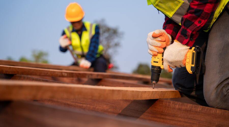 Professional gutter cleaning in Harrold, TX